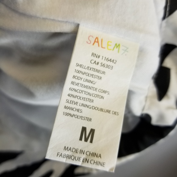 Salem 7 Zebra Coaches Jacket NWT - Picture 8 of 8